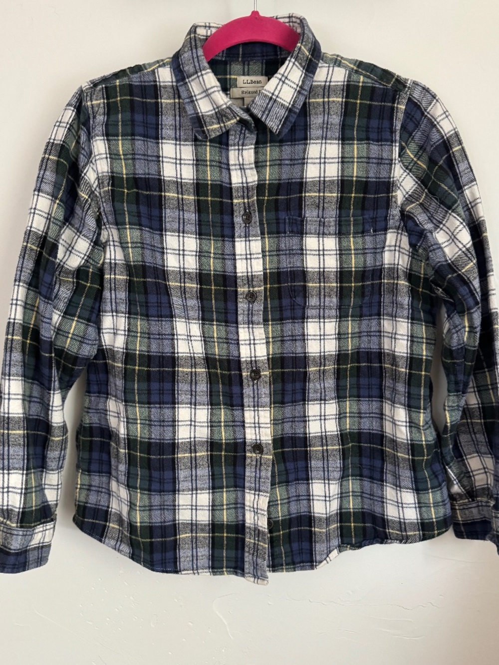 LL Bean women’s flannel (s pet)